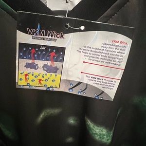 Mens VKM Wick NWT Adult L Soccer Coalie Goalie LS Padded Shirt